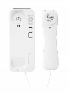 Трубка домофона белая для координатного домофона VIZIT (Визит), Metacom (Метаком), CYFRAL (Цифрал), с отключением звука Орбита OT-VNS09